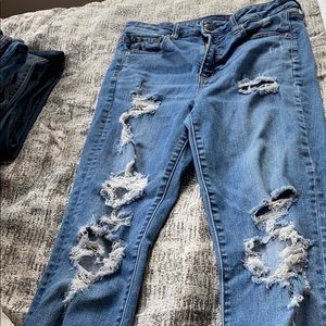 American eagle super stretch jeans!